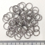 Jump/Split Rings Nickel Plate 8mm Pack 50